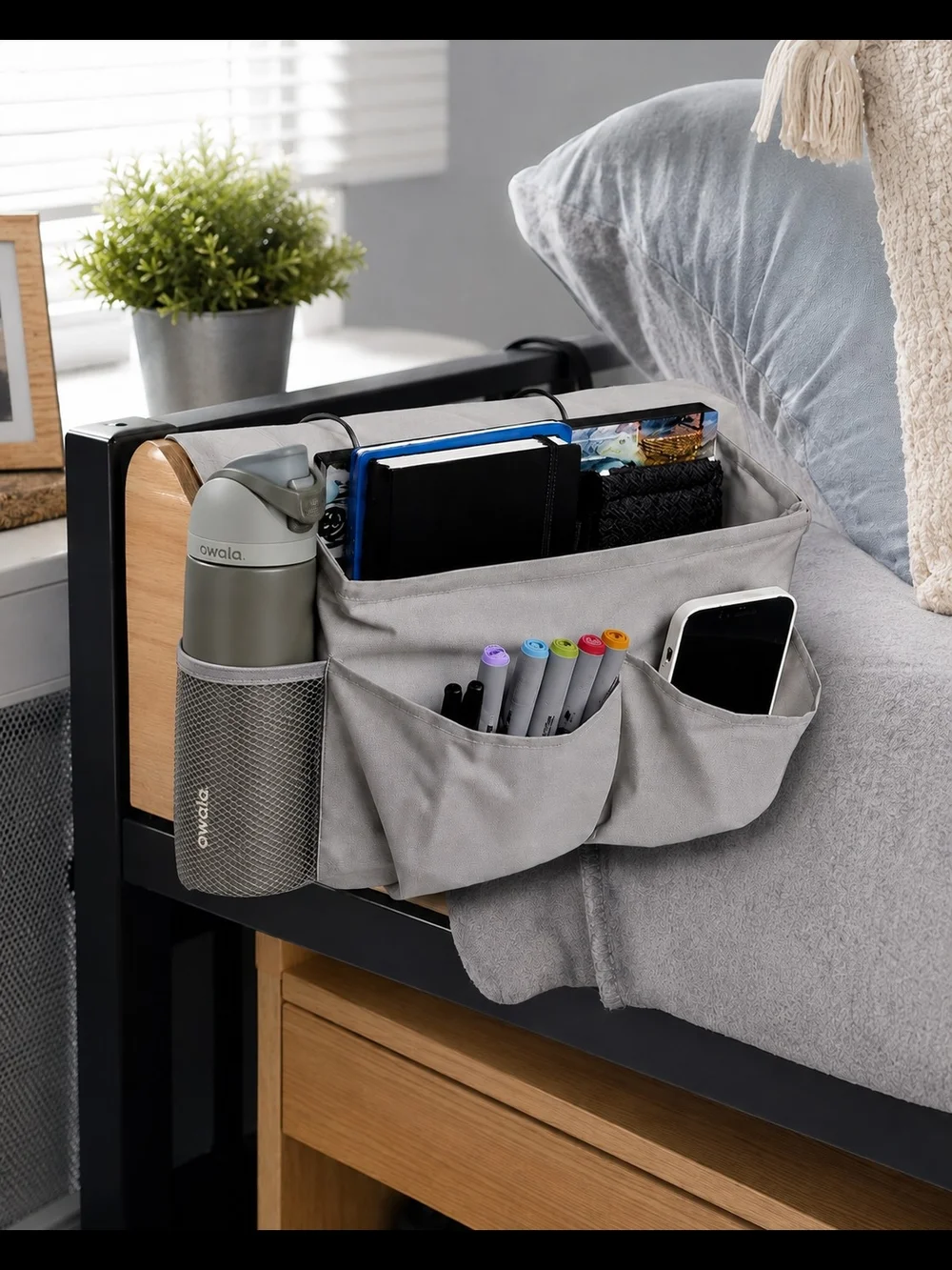 Bedside Pocket Organizer Caddy